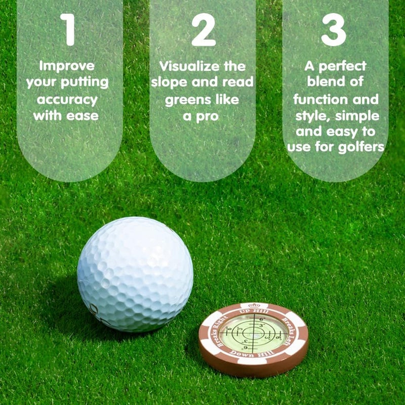 Prodigora SlopeMaster ProGreen Reader - Golf Ball Marker with High Precision Green Reading Aid Golf Accessories for Men Women - Image 2
